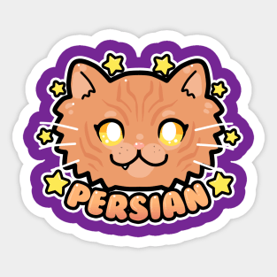 KAWAII Chibi Cat Cat Face Sticker